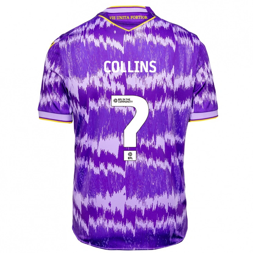 Danxen Women Harry Collins #0 Purple Yellow Away Jersey 2025/26 T-Shirt