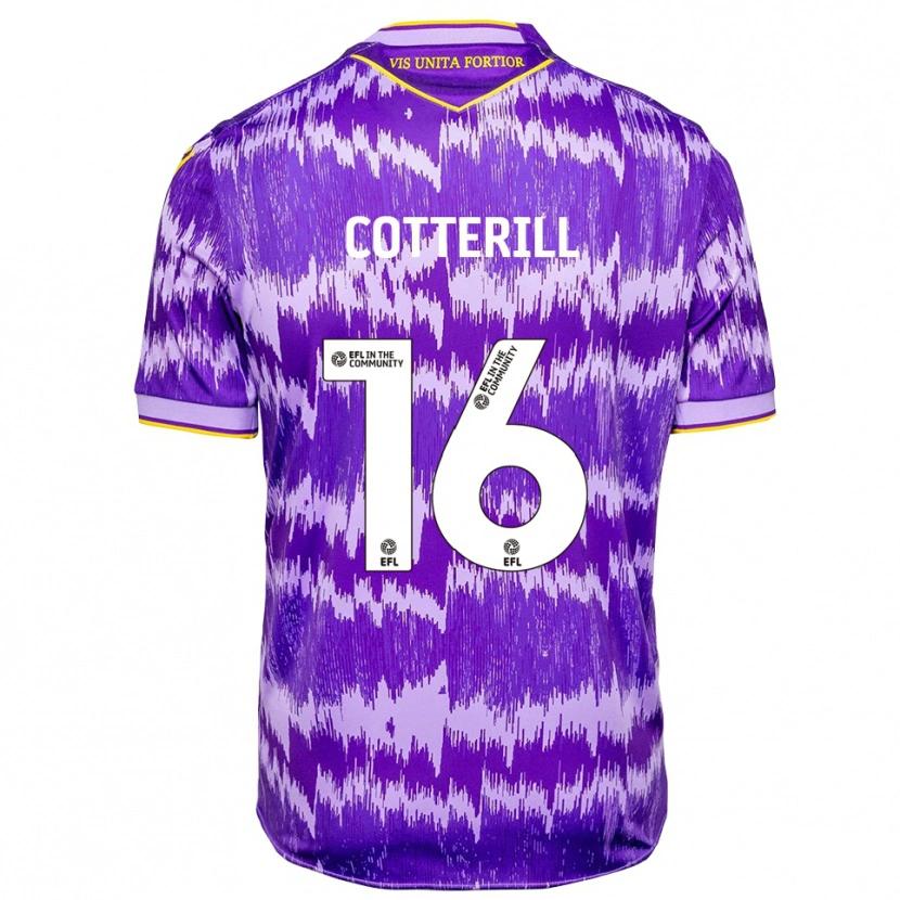 Danxen Women Alex Cotterill #16 Purple Yellow Away Jersey 2025/26 T-Shirt