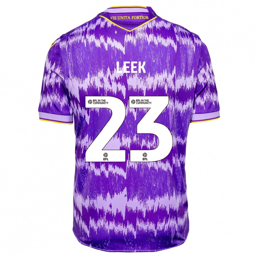 Danxen Women Ellie Leek #23 Purple Yellow Away Jersey 2025/26 T-Shirt