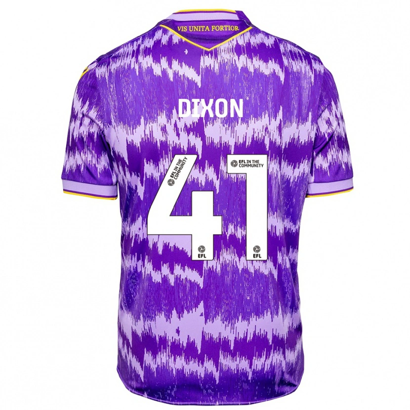 Danxen Women Jaden Dixon #41 Purple Yellow Away Jersey 2025/26 T-Shirt