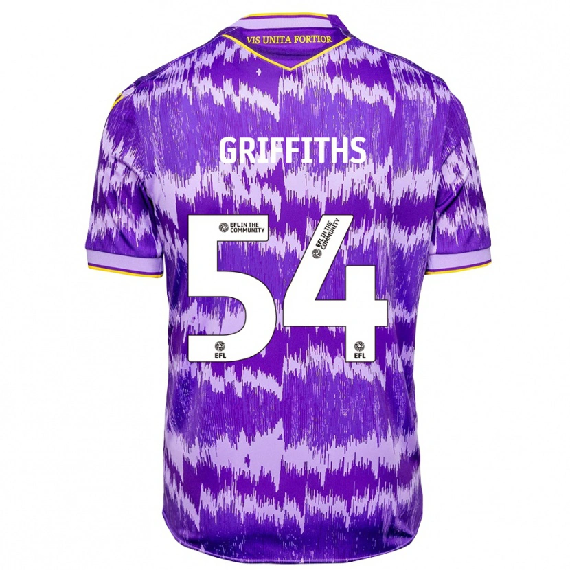 Danxen Women Jack Griffiths #54 Purple Yellow Away Jersey 2025/26 T-Shirt