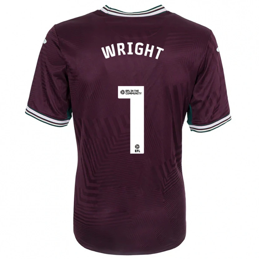 Danxen Women Tom Wright #1 Rust Red White Away Jersey 2025/26 T-Shirt