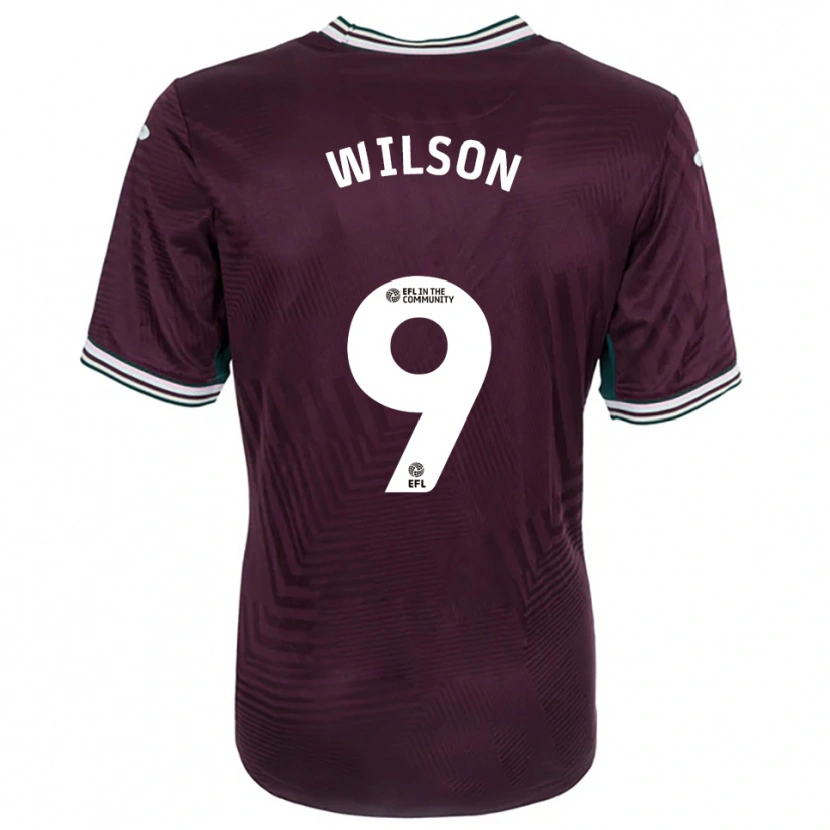 Danxen Women Kyrell Wilson #9 Rust Red White Away Jersey 2025/26 T-Shirt