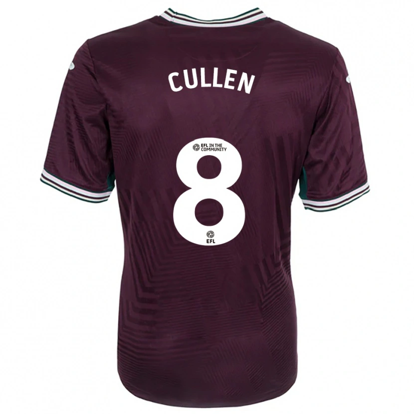 Danxen Women Rachel Cullen #8 Rust Red White Away Jersey 2025/26 T-Shirt