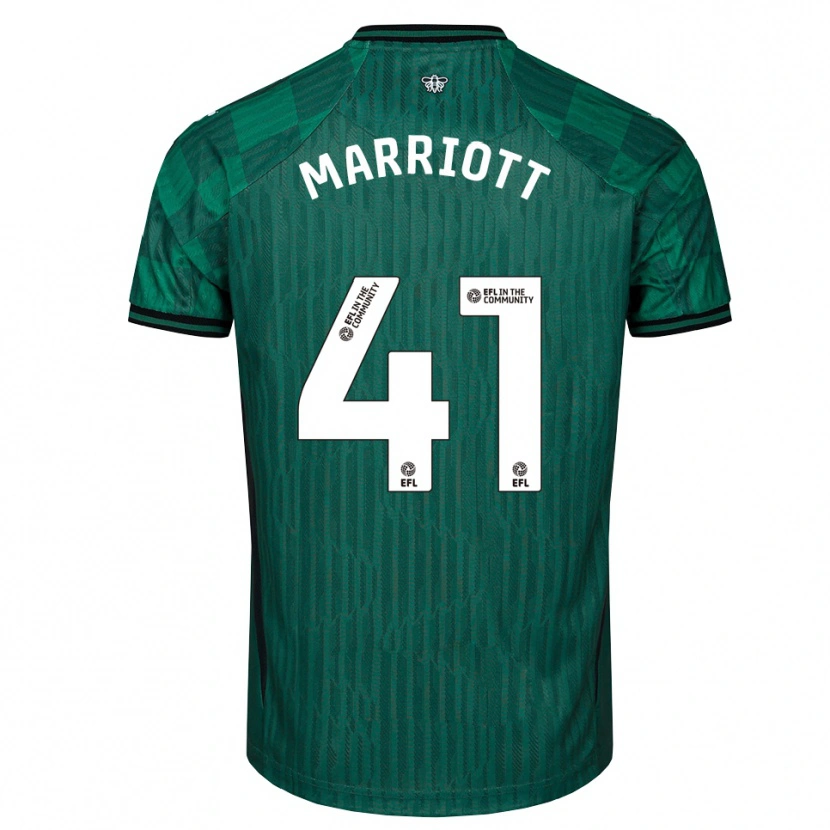 Danxen Women Alfie Marriott #41 Green Black Away Jersey 2025/26 T-Shirt