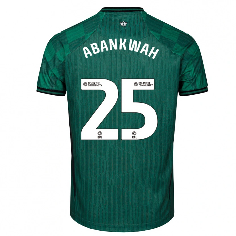 Danxen Women James Abankwah #25 Green Black Away Jersey 2025/26 T-Shirt