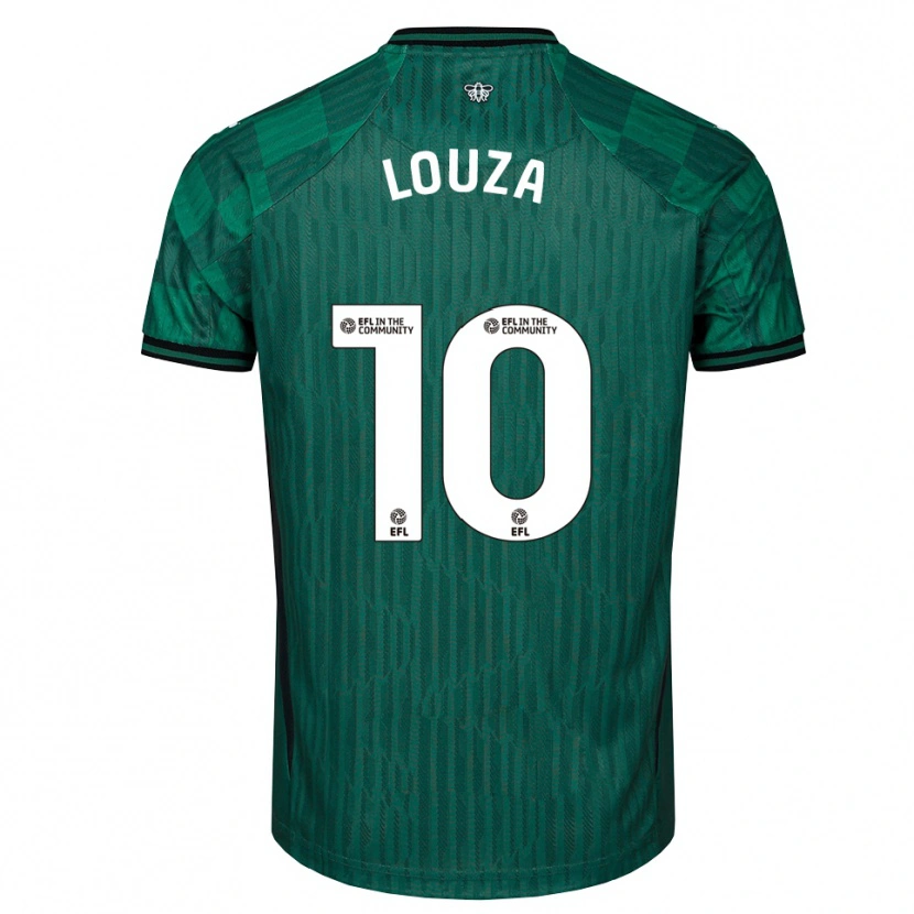 Danxen Women Imrân Louza #10 Green Black Away Jersey 2025/26 T-Shirt