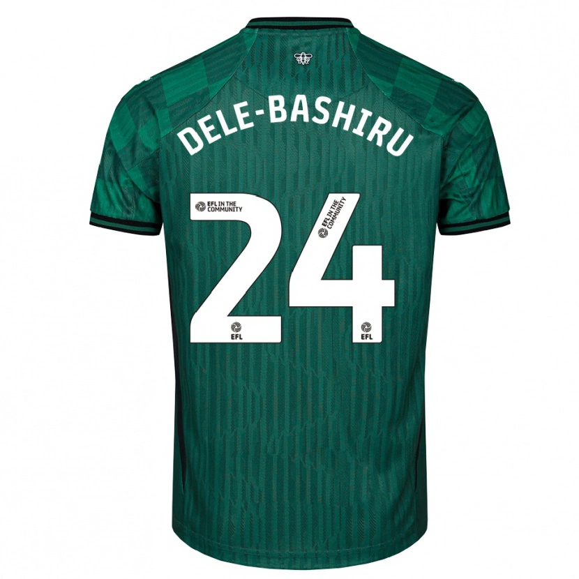Danxen Women Tom Dele-Bashiru #24 Green Black Away Jersey 2025/26 T-Shirt