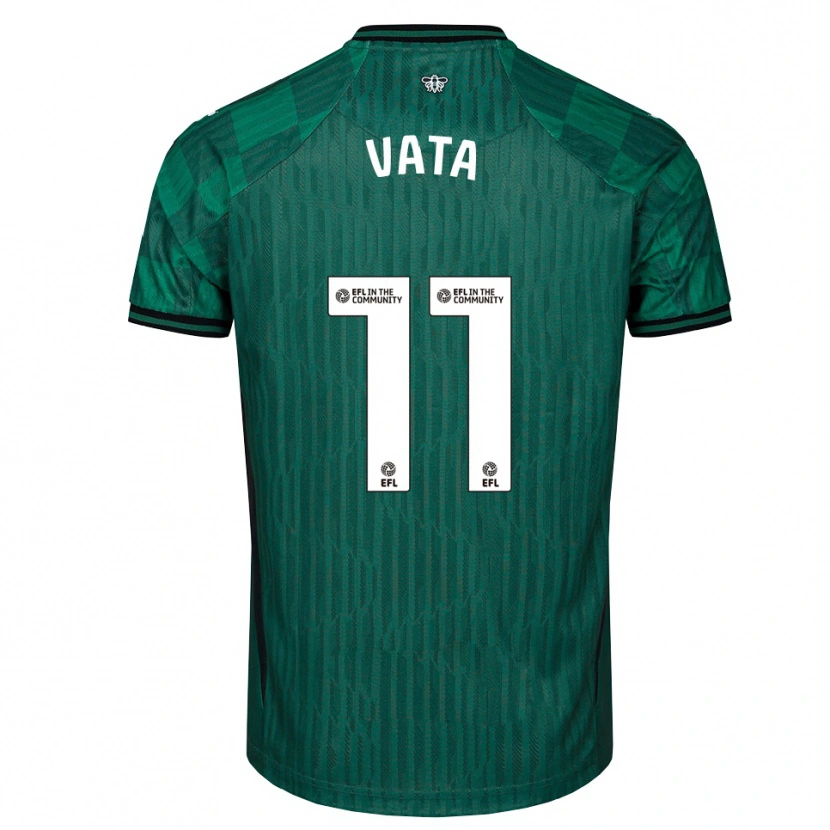Danxen Women Rocco Vata #11 Green Black Away Jersey 2025/26 T-Shirt