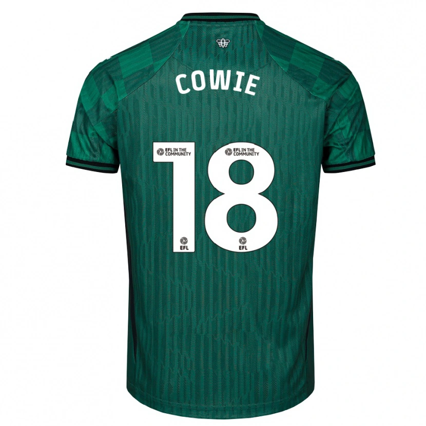 Danxen Women Tony Cowie #18 Green Black Away Jersey 2025/26 T-Shirt