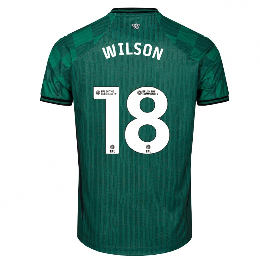 Danxen Women Poppy Wilson #18 Green Black Away Jersey 2025/26 T-Shirt
