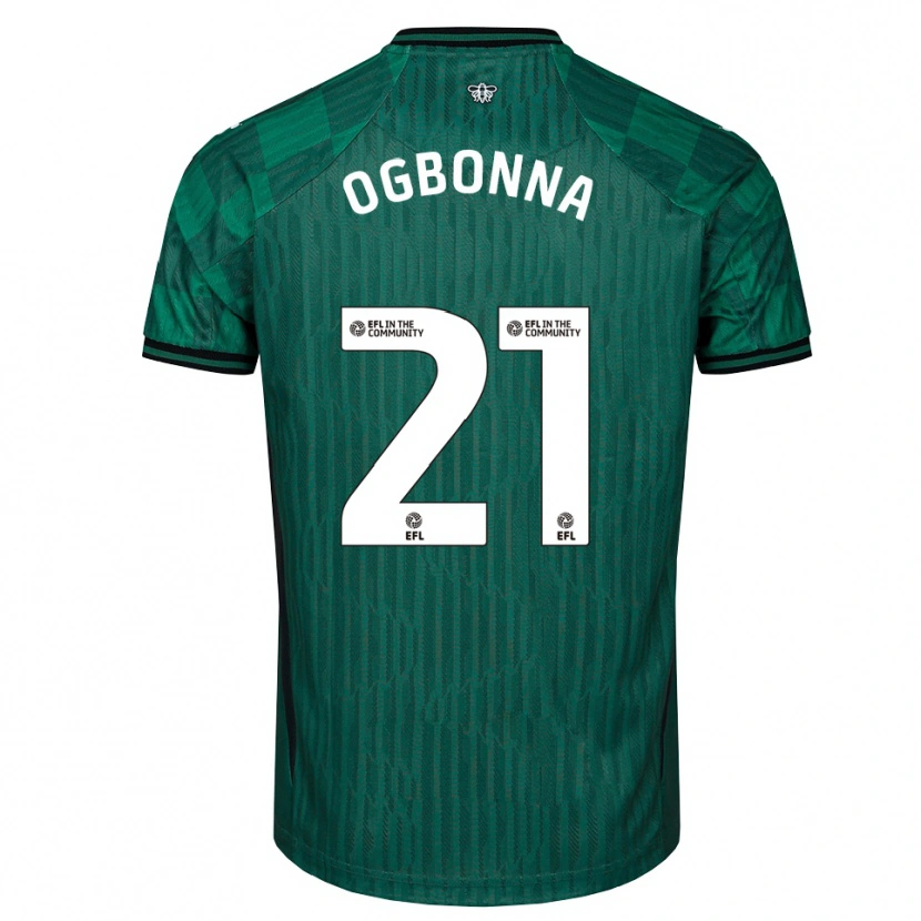 Danxen Women Angelo Ogbonna #21 Green Black Away Jersey 2025/26 T-Shirt
