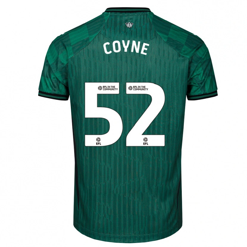 Danxen Women Aidan Coyne #52 Green Black Away Jersey 2025/26 T-Shirt