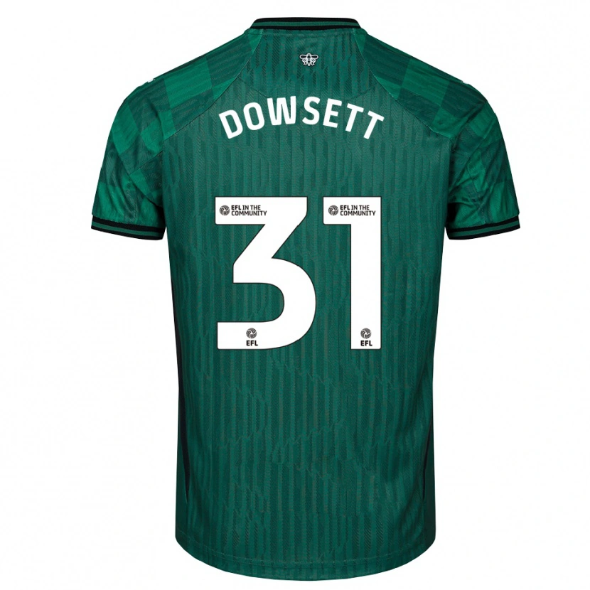 Danxen Women Rebekah Dowsett #31 Green Black Away Jersey 2025/26 T-Shirt