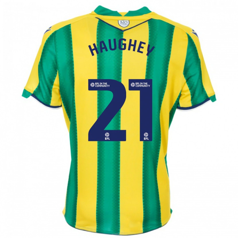Danxen Women Ella Haughey #21 Yellow Green Away Jersey 2025/26 T-Shirt