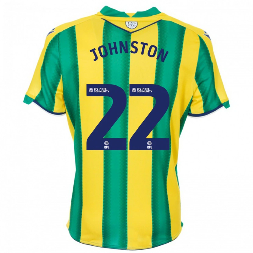 Danxen Women Mikey Johnston #22 Yellow Green Away Jersey 2025/26 T-Shirt