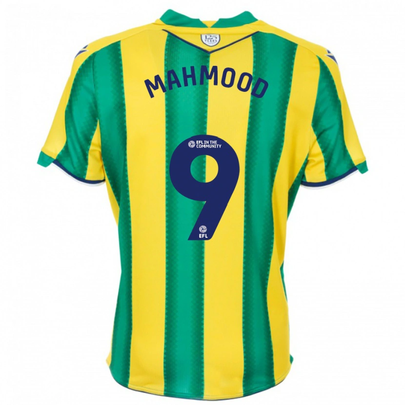Danxen Women Mariam Mahmood #9 Yellow Green Away Jersey 2025/26 T-Shirt