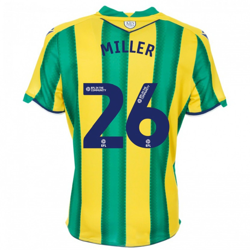 Danxen Women Nna Miller #26 Yellow Green Away Jersey 2025/26 T-Shirt