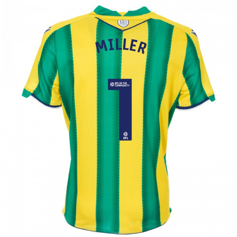 Danxen Women Anna Miller #1 Yellow Green Away Jersey 2025/26 T-Shirt