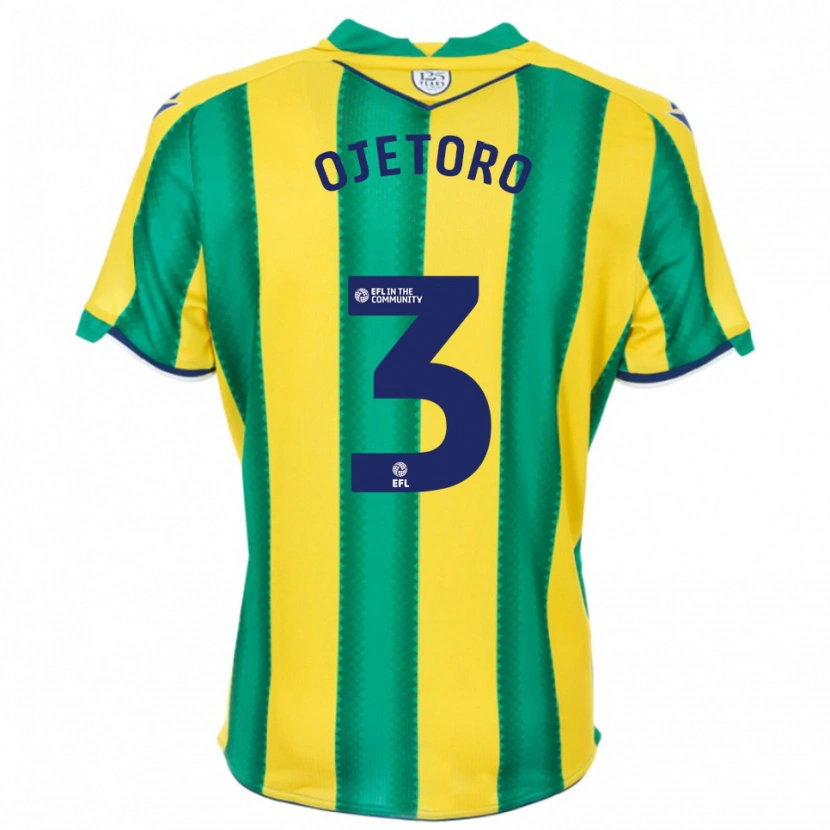 Danxen Women Wahab Ojetoro #3 Yellow Green Away Jersey 2025/26 T-Shirt