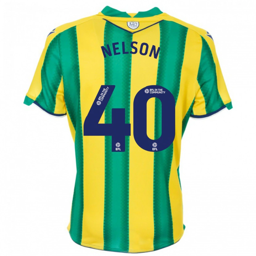 Danxen Women Deago Nelson #40 Yellow Green Away Jersey 2025/26 T-Shirt