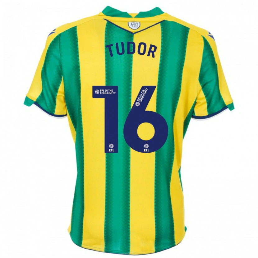 Danxen Women Sophie Tudor #16 Yellow Green Away Jersey 2025/26 T-Shirt