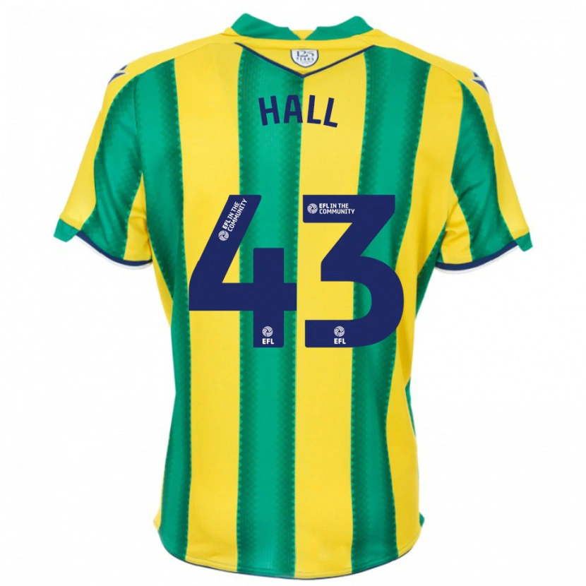 Danxen Women Reece Hall #43 Yellow Green Away Jersey 2025/26 T-Shirt