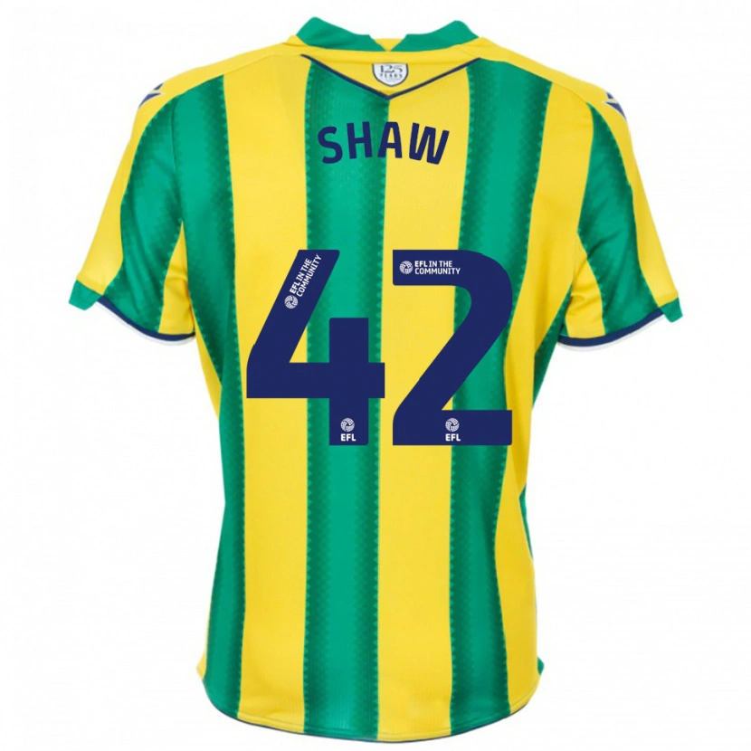 Danxen Women Josh Shaw #42 Yellow Green Away Jersey 2025/26 T-Shirt