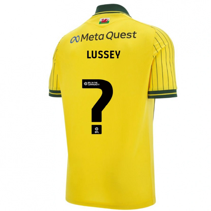 Danxen Women Alfie Lussey #0 Yellow Green Away Jersey 2025/26 T-Shirt