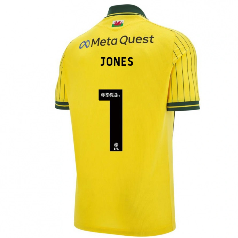 Danxen Women Elliott Jones #1 Yellow Green Away Jersey 2025/26 T-Shirt