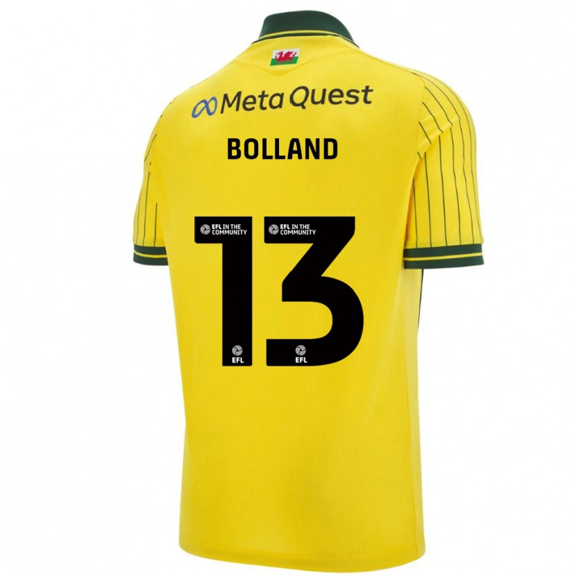 Danxen Women Charlotte Bolland #13 Yellow Green Away Jersey 2025/26 T-Shirt