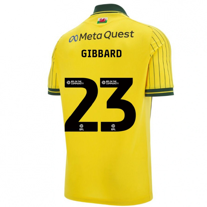 Danxen Women Mari Gibbard #23 Yellow Green Away Jersey 2025/26 T-Shirt