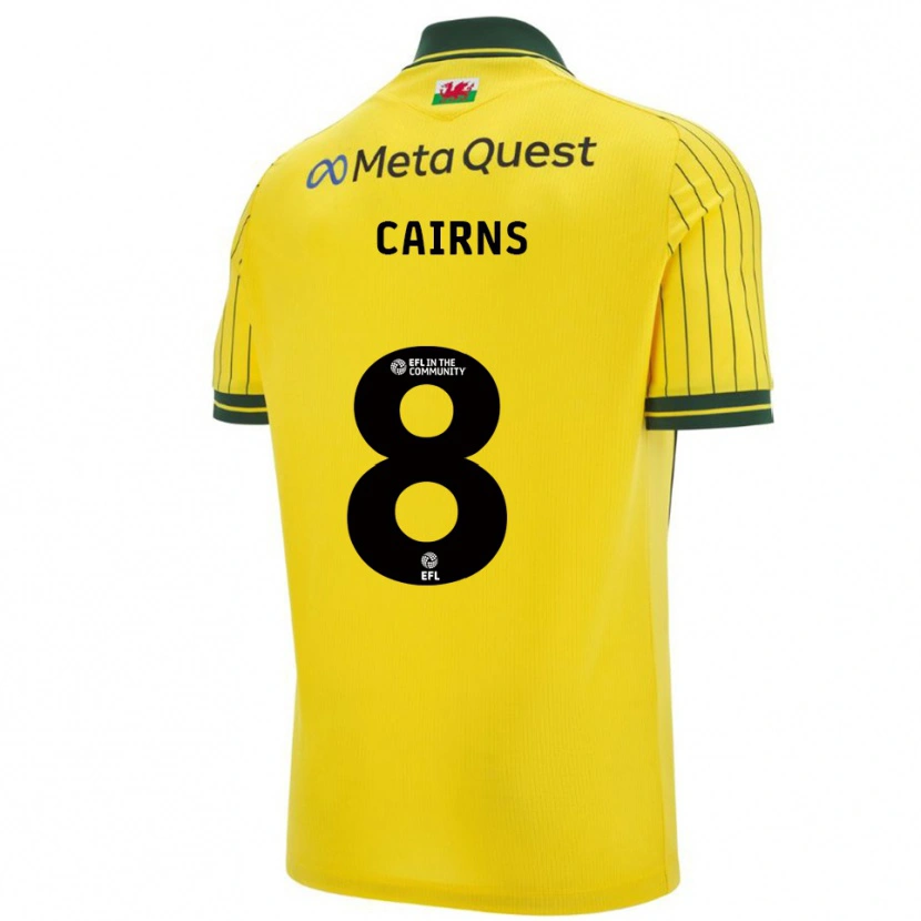 Danxen Women Brooke Cairns #8 Yellow Green Away Jersey 2025/26 T-Shirt