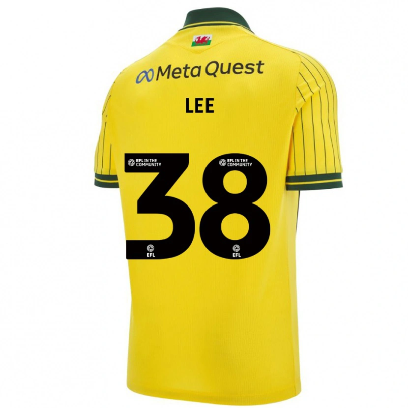 Danxen Women Elliot Lee #38 Yellow Green Away Jersey 2025/26 T-Shirt
