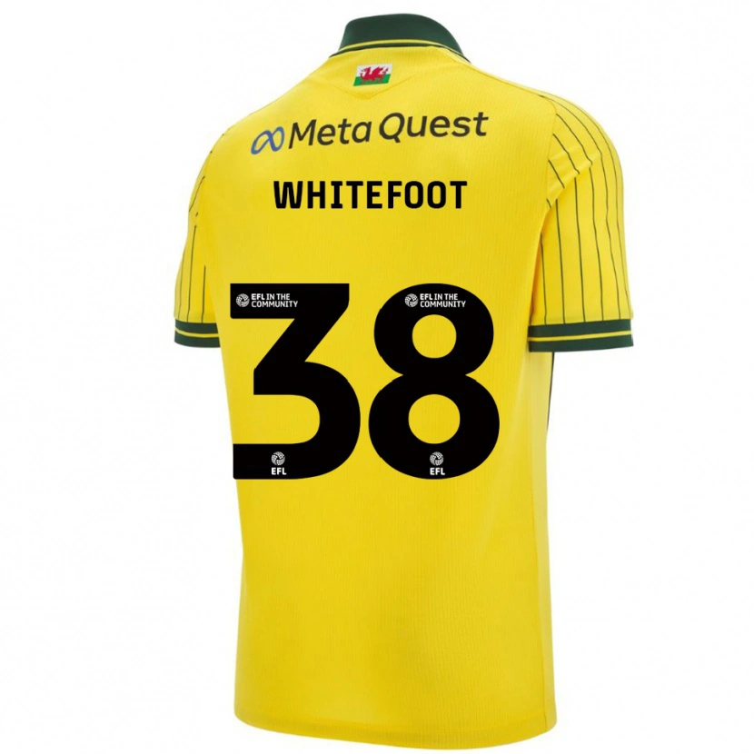 Danxen Women Lily Whitefoot #38 Yellow Green Away Jersey 2025/26 T-Shirt