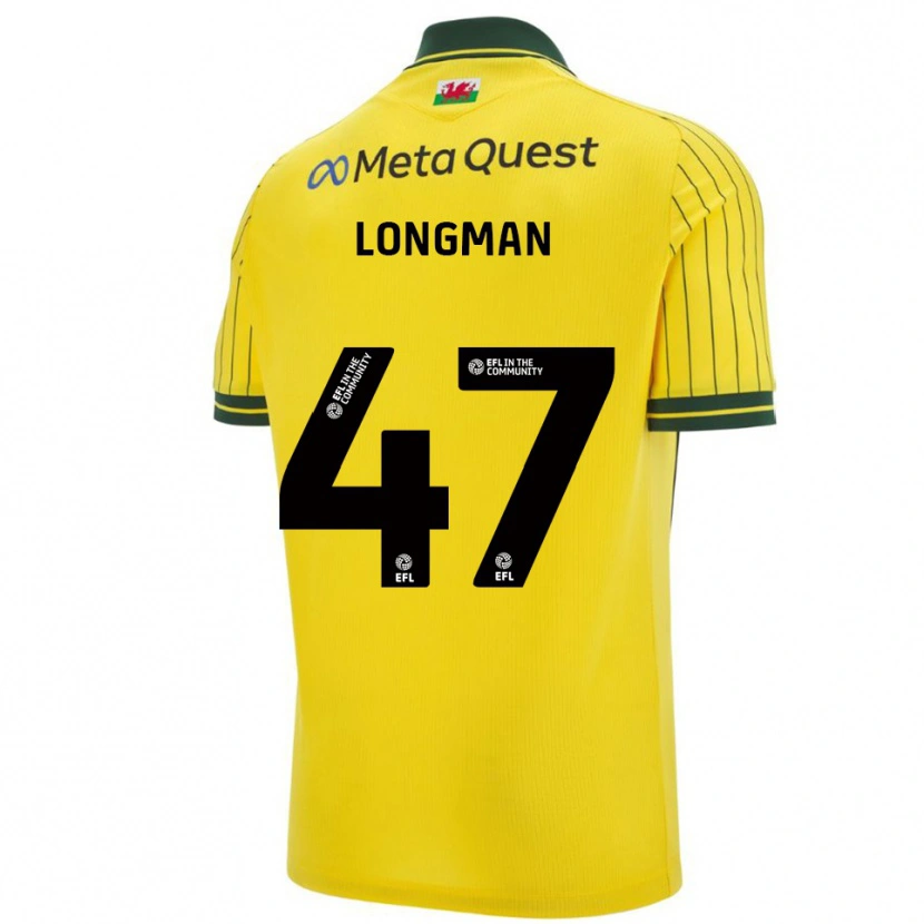 Danxen Women Ryan Longman #47 Yellow Green Away Jersey 2025/26 T-Shirt