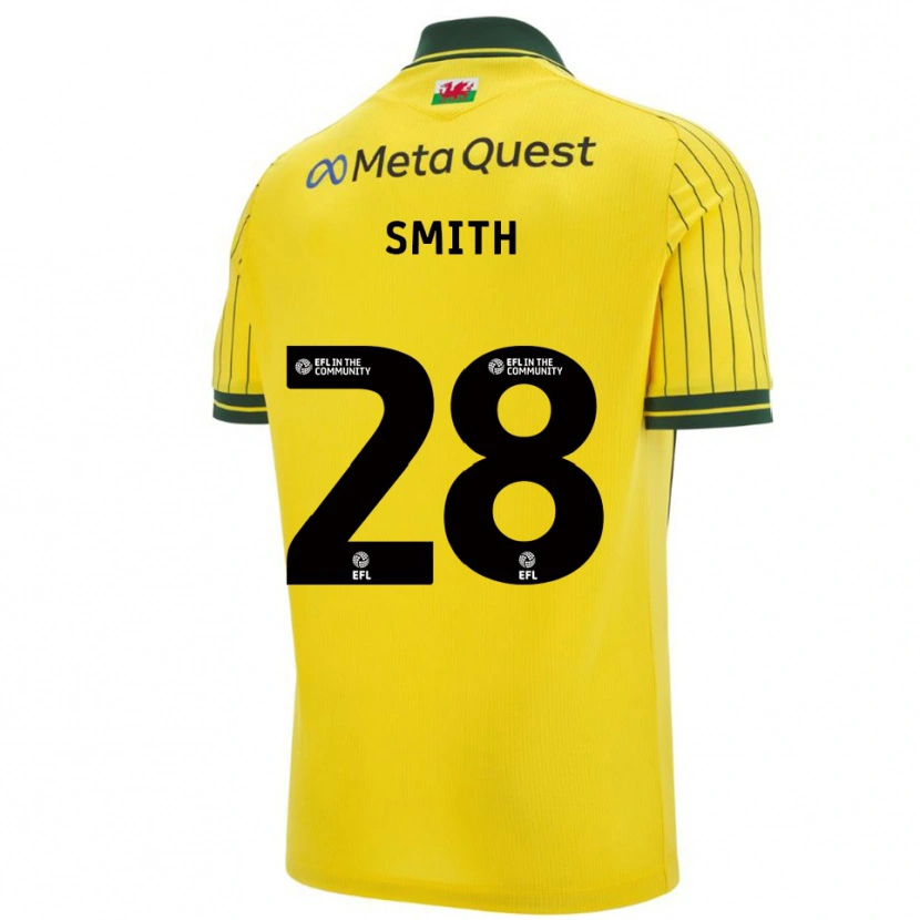 Danxen Women Sam Smith #28 Yellow Green Away Jersey 2025/26 T-Shirt