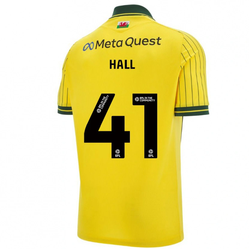 Danxen Women Liam Hall #41 Yellow Green Away Jersey 2025/26 T-Shirt