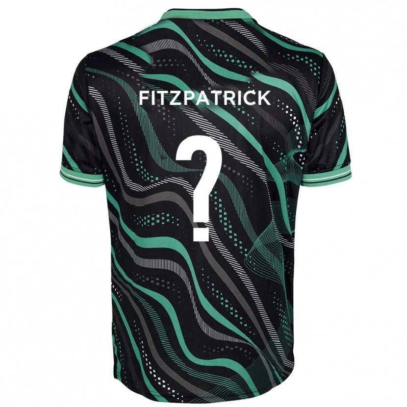 Danxen Women Aran Fitzpatrick #0 Black Green Away Jersey 2025/26 T-Shirt