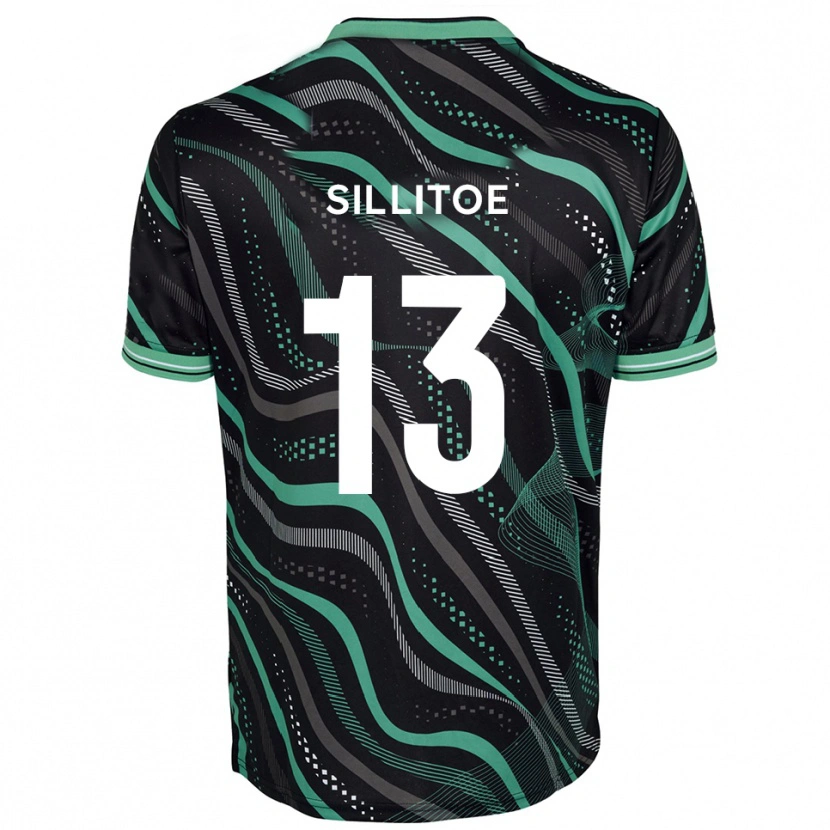 Danxen Women Casey Sillitoe #13 Black Green Away Jersey 2025/26 T-Shirt