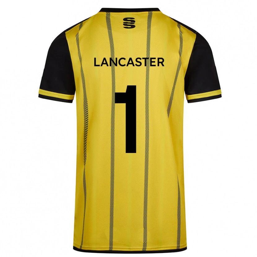 Danxen Women Aaron Lancaster #1 Yellow Black Away Jersey 2025/26 T-Shirt