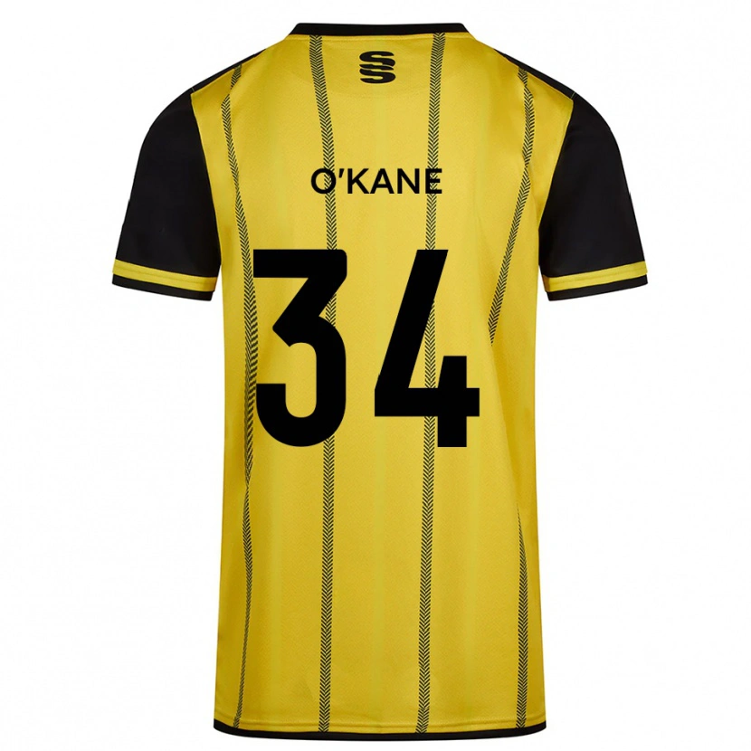 Danxen Women Taelor O'kane #34 Yellow Black Away Jersey 2025/26 T-Shirt