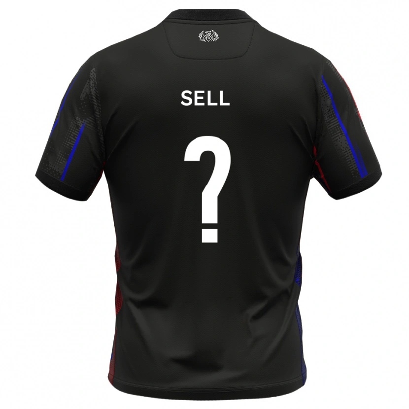 Danxen Women Charlie Sell #0 Black Red Away Jersey 2025/26 T-Shirt