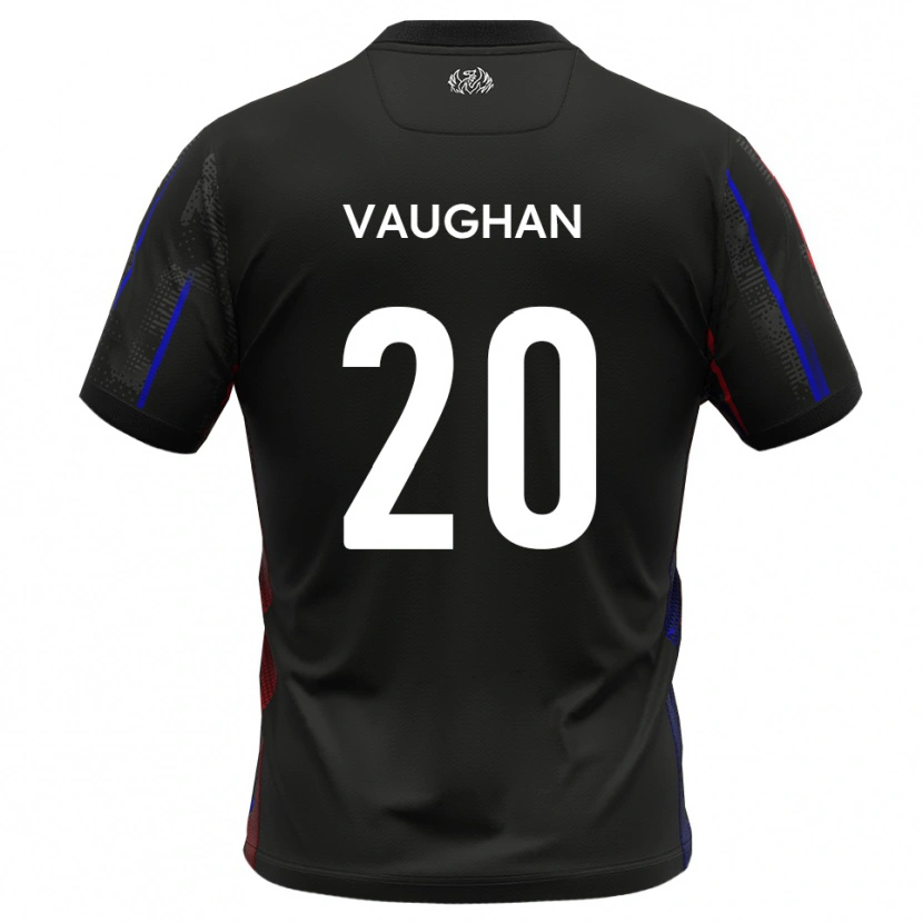 Danxen Women Haydon Vaughan #20 Black Red Away Jersey 2025/26 T-Shirt