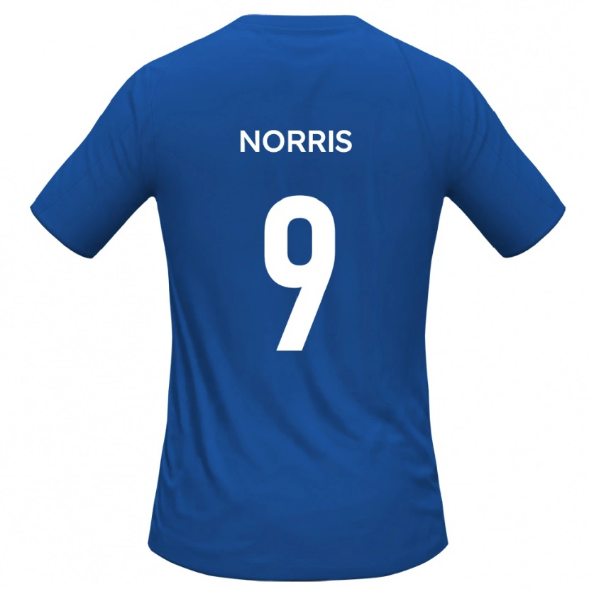 Danxen Women Luke Norris #9 Sky Blue Away Jersey 2025/26 T-Shirt