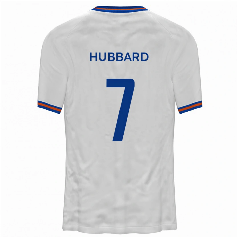 Danxen Women Fletcher Hubbard #7 White Blue Away Jersey 2025/26 T-Shirt