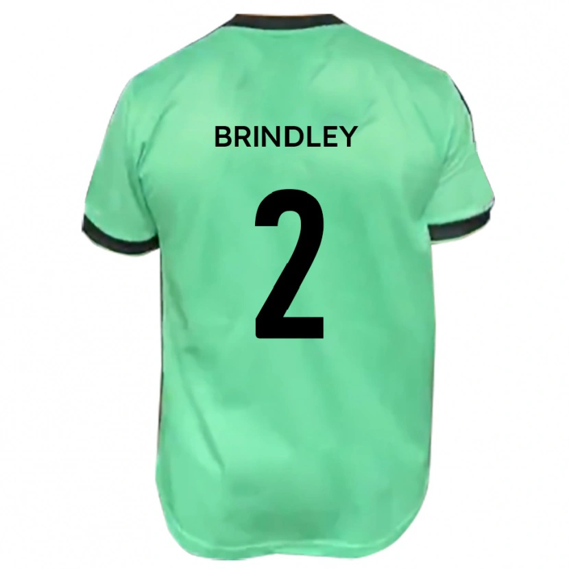 Danxen Women Richard Brindley #2 Turquoise Black Away Jersey 2025/26 T-Shirt
