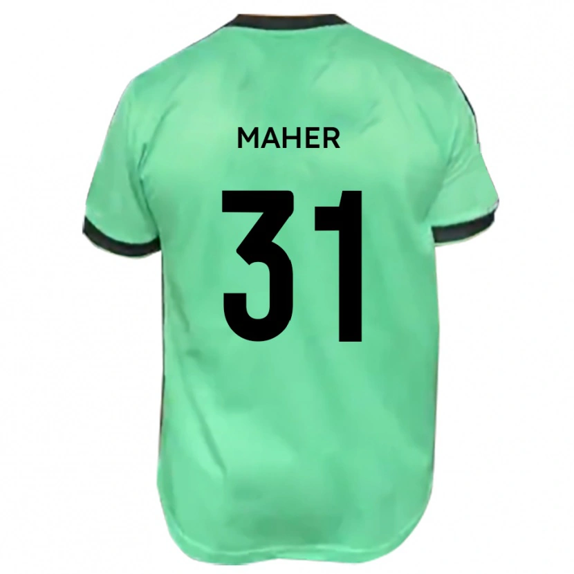 Danxen Women Niall Maher #31 Turquoise Black Away Jersey 2025/26 T-Shirt