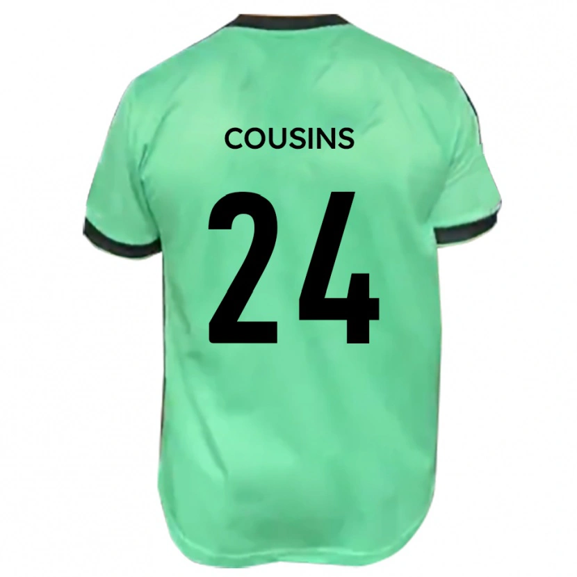 Danxen Women Jordan Cousins #24 Turquoise Black Away Jersey 2025/26 T-Shirt