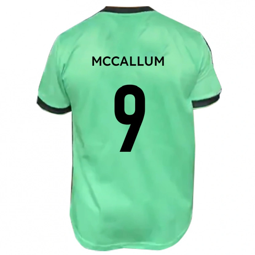 Danxen Women Paul Mccallum #9 Turquoise Black Away Jersey 2025/26 T-Shirt